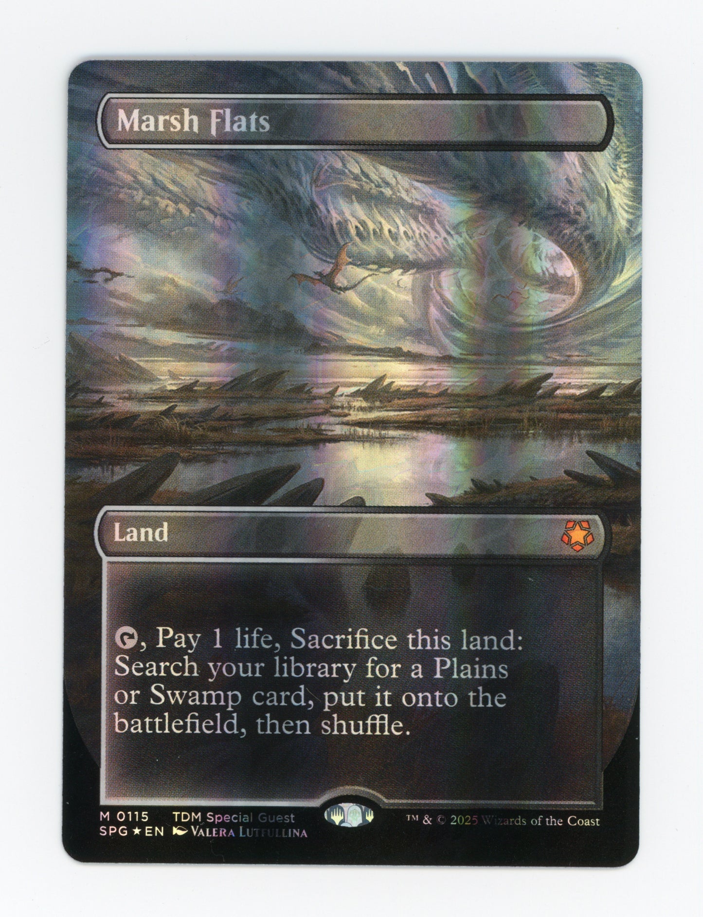 Marsh Flats — Borderless|Dragonscale Foil — ID 17683