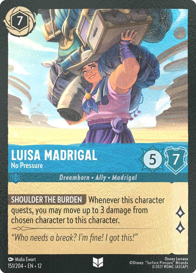 Luisa Madrigal - No Pressure - 151/204 [Wilds Unknown] [Cold Foil]