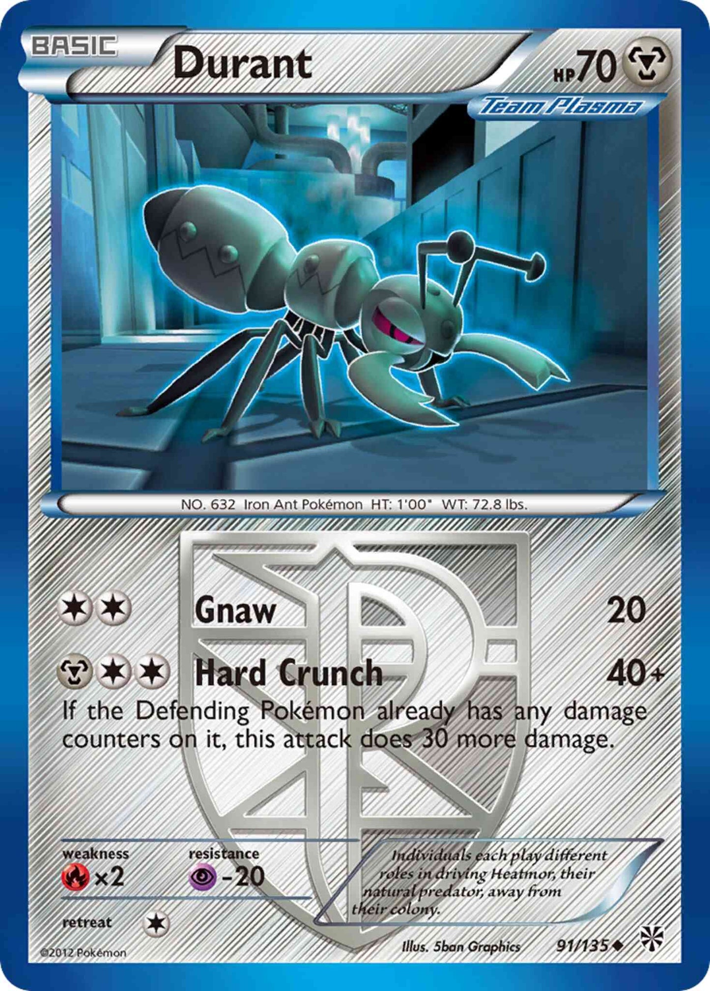 Durant - 91/135 - Uncommon [bw8-91] [Reverse Holo]