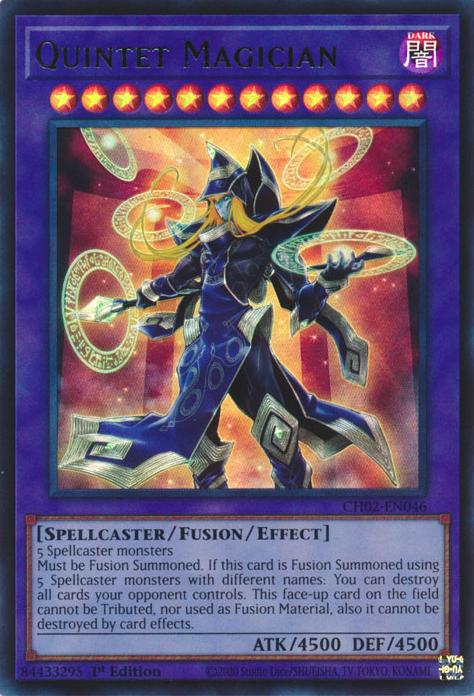 Quintet Magician - CH02-EN046 - Ultra Rare - 1st Edition
