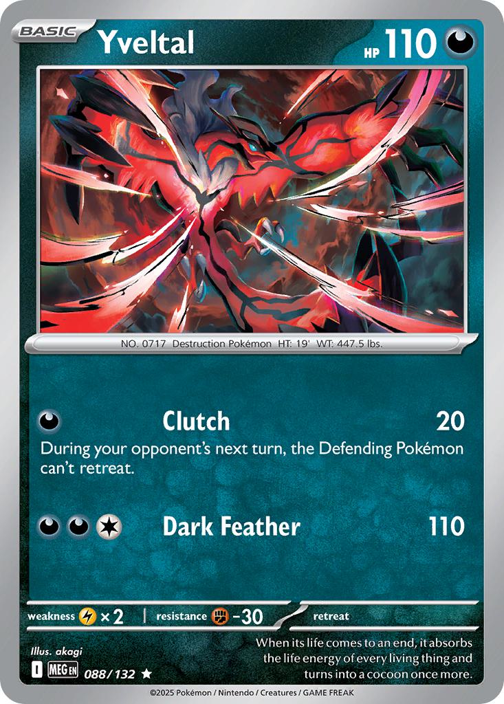 Yveltal - 088/132 - Rare [me01-088] [Holo]