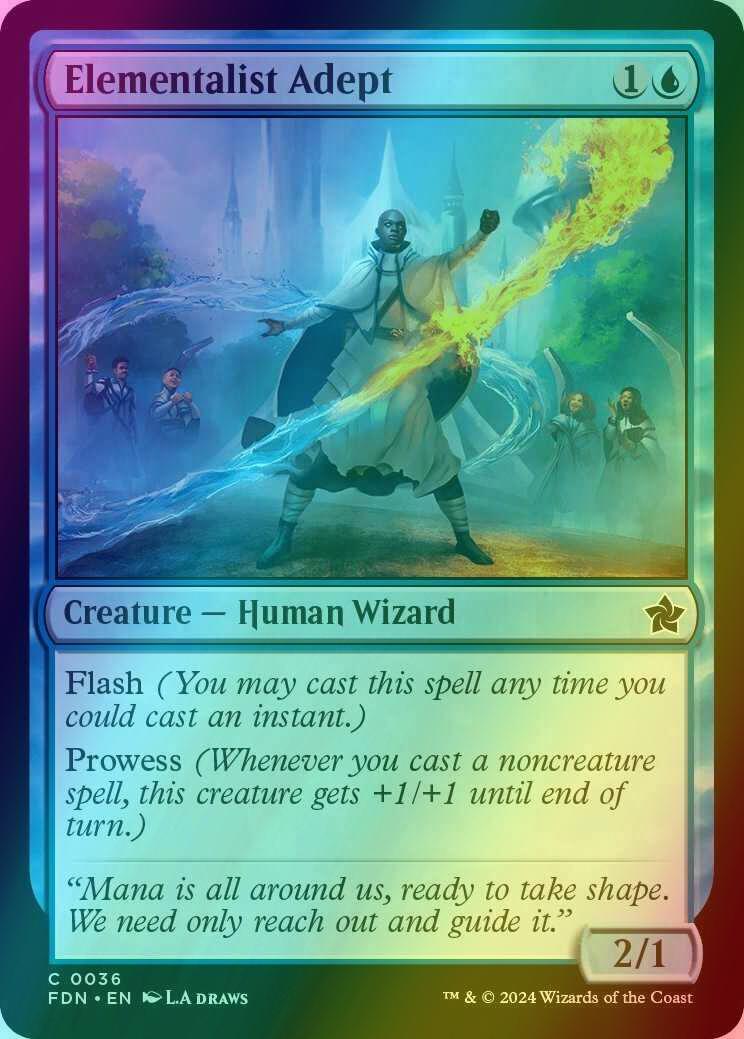 Elementalist Adept [36] [Foundations] [Foil]
