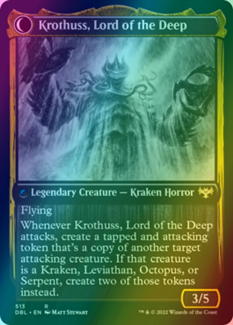 Runo Stromkirk // Krothuss, Lord of the Deep [513] [Innistrad: Double Feature] [Foil]