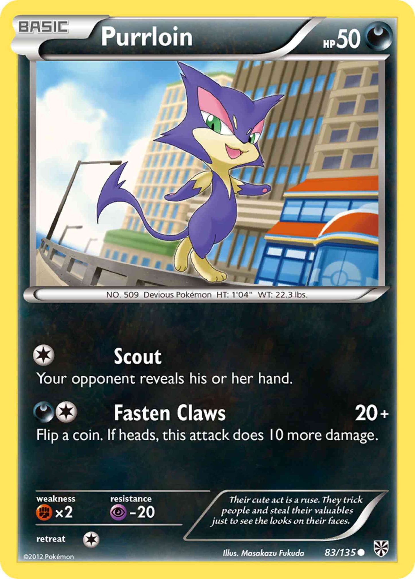 Purrloin - 83/135 - Common [bw8-83] [Non-Holo]