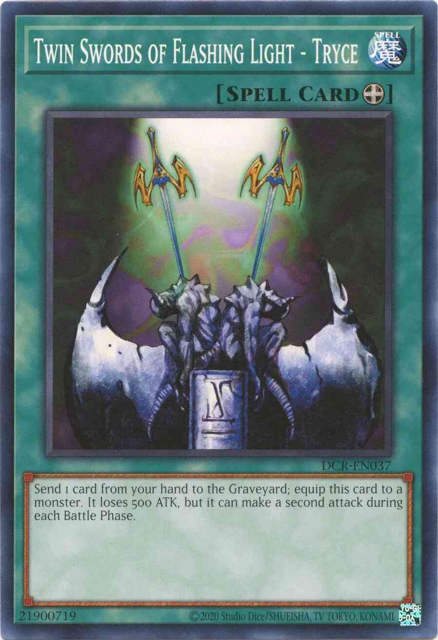 Twin Swords of Flashing Light - Tryce - 25th Anniversary - DCR-EN037 - Common - Unlimited