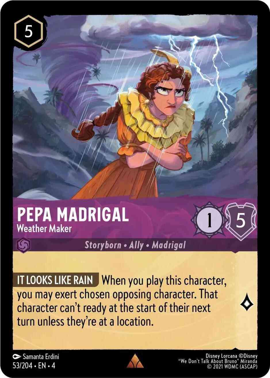 Pepa Madrigal - Weather Maker - 53/204 [Ursula's Return] [Cold Foil]