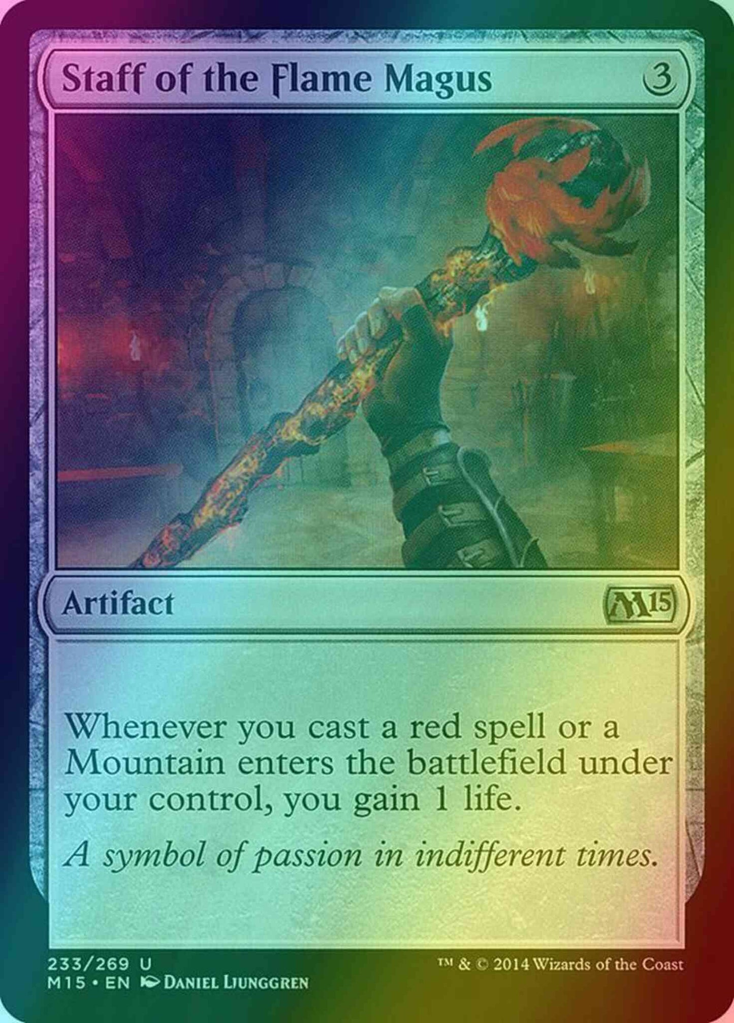 Staff of the Flame Magus [233] [Magic 2015] [Foil]