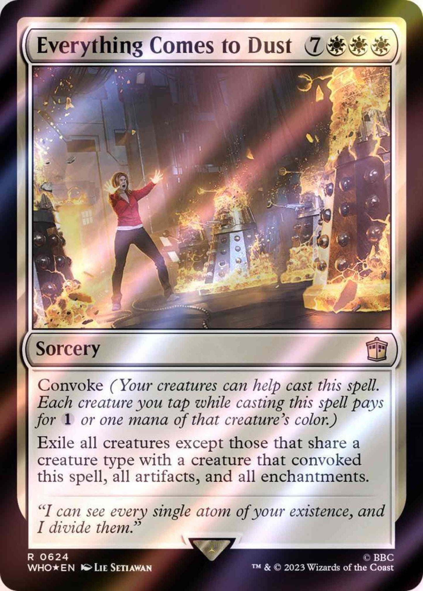 Everything Comes to Dust [624] [Universes Beyond: Doctor Who] [Surge Foil]