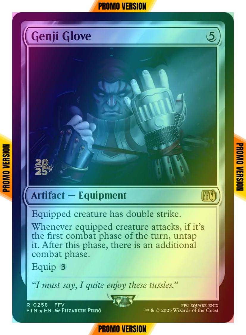 Genji Glove [258s] [Prerelease] [FINAL FANTASY: Promos] [Foil]