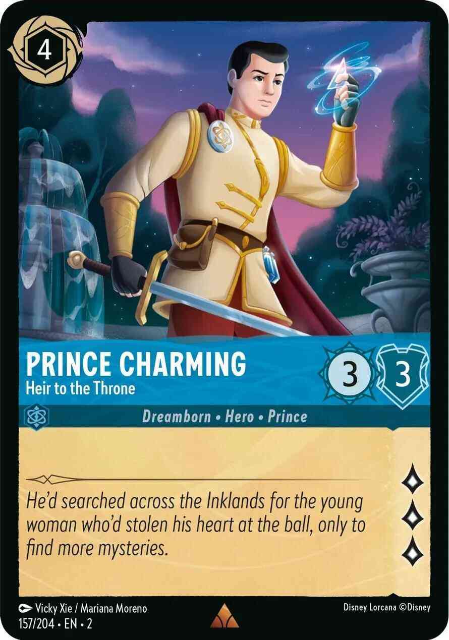 Prince Charming - Heir to the Throne - 157/204 [Rise Of The Floodborn] [Cold Foil]
