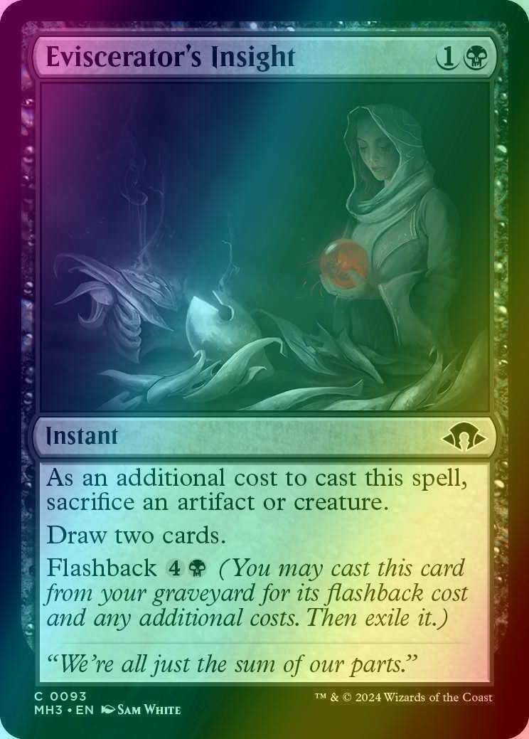 Eviscerator's Insight [93] [Modern Horizons 3] [Foil]