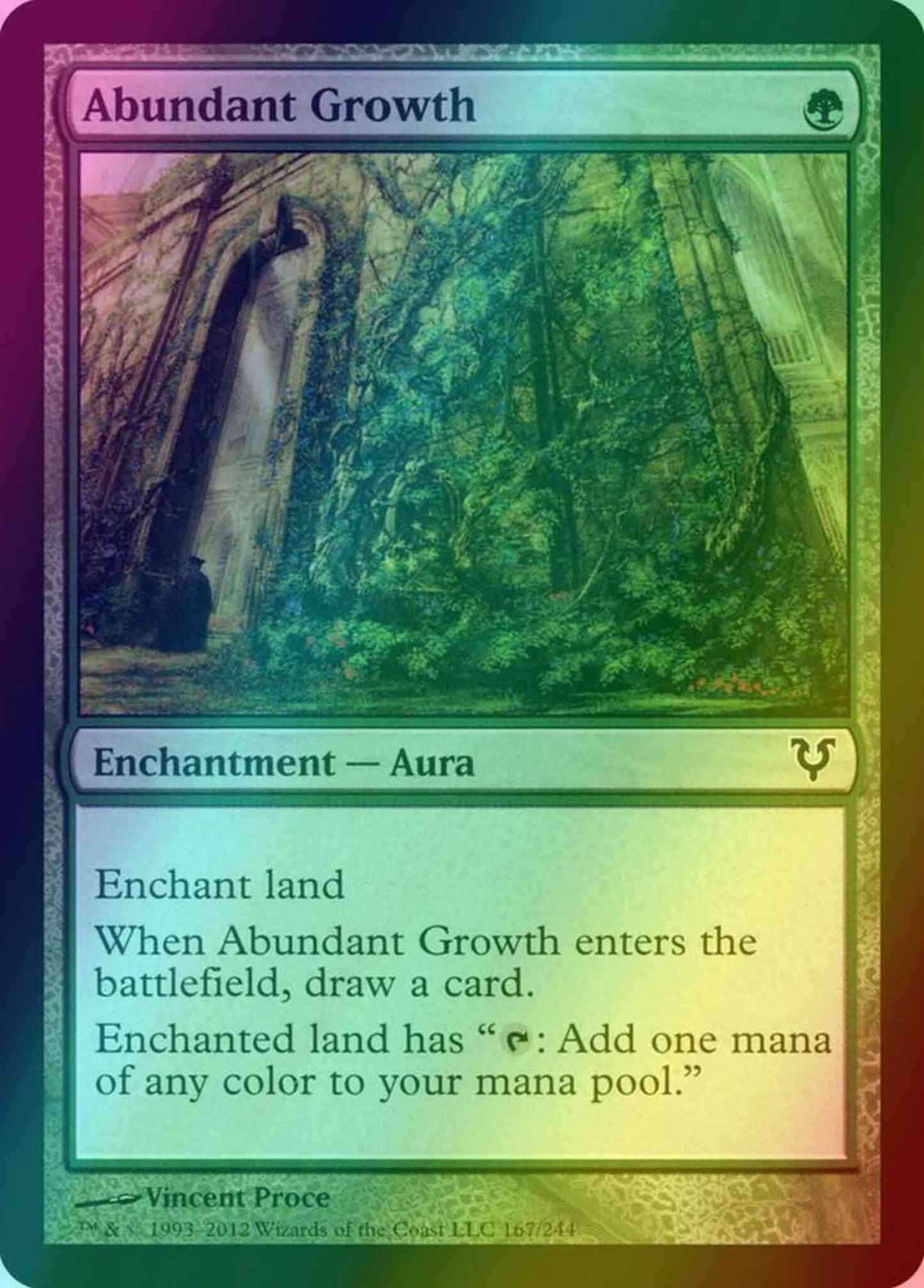 Abundant Growth [167] [Avacyn Restored] [Foil]