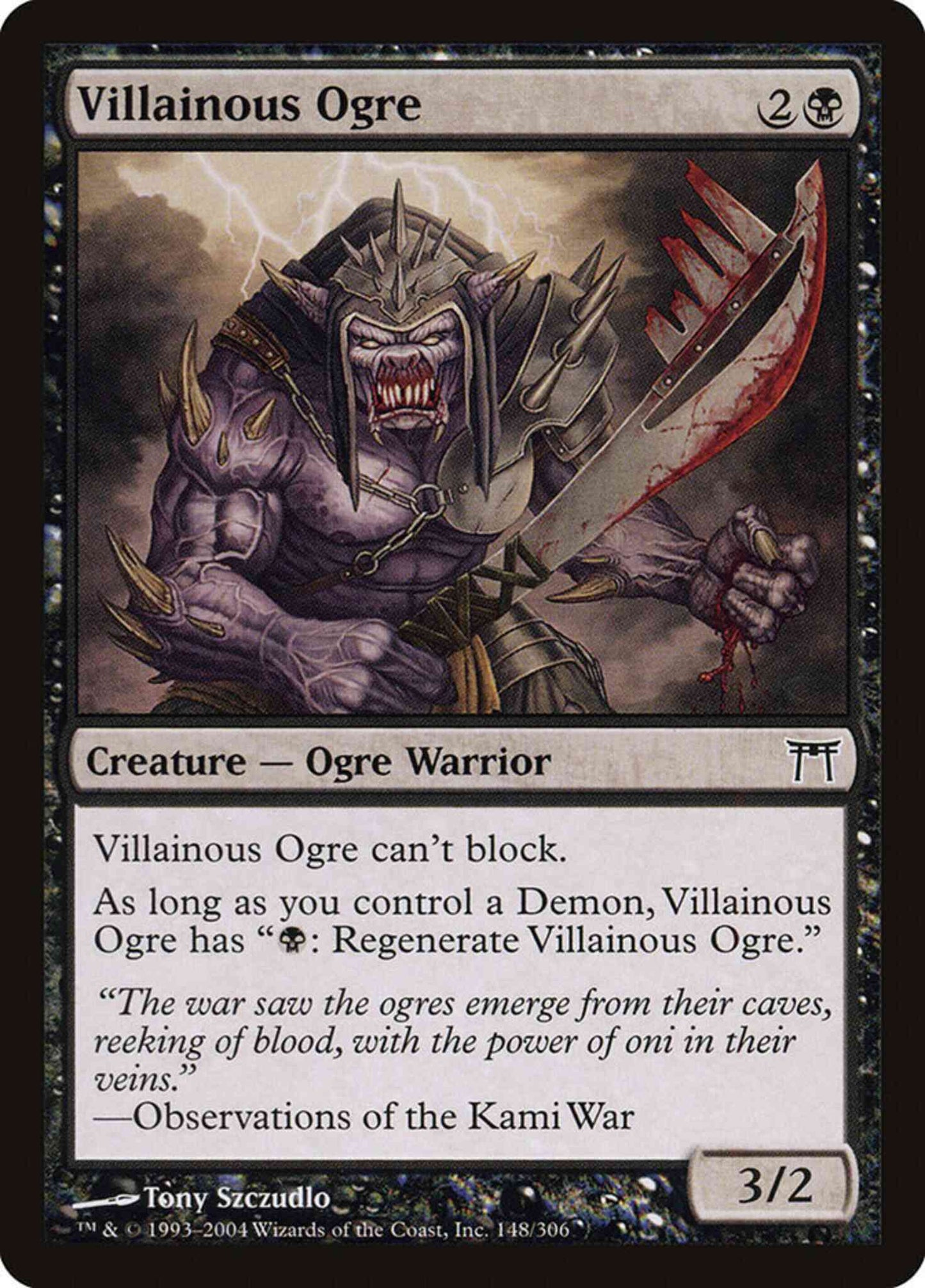 Villainous Ogre [148] [Champions of Kamigawa] [Non-Foil]