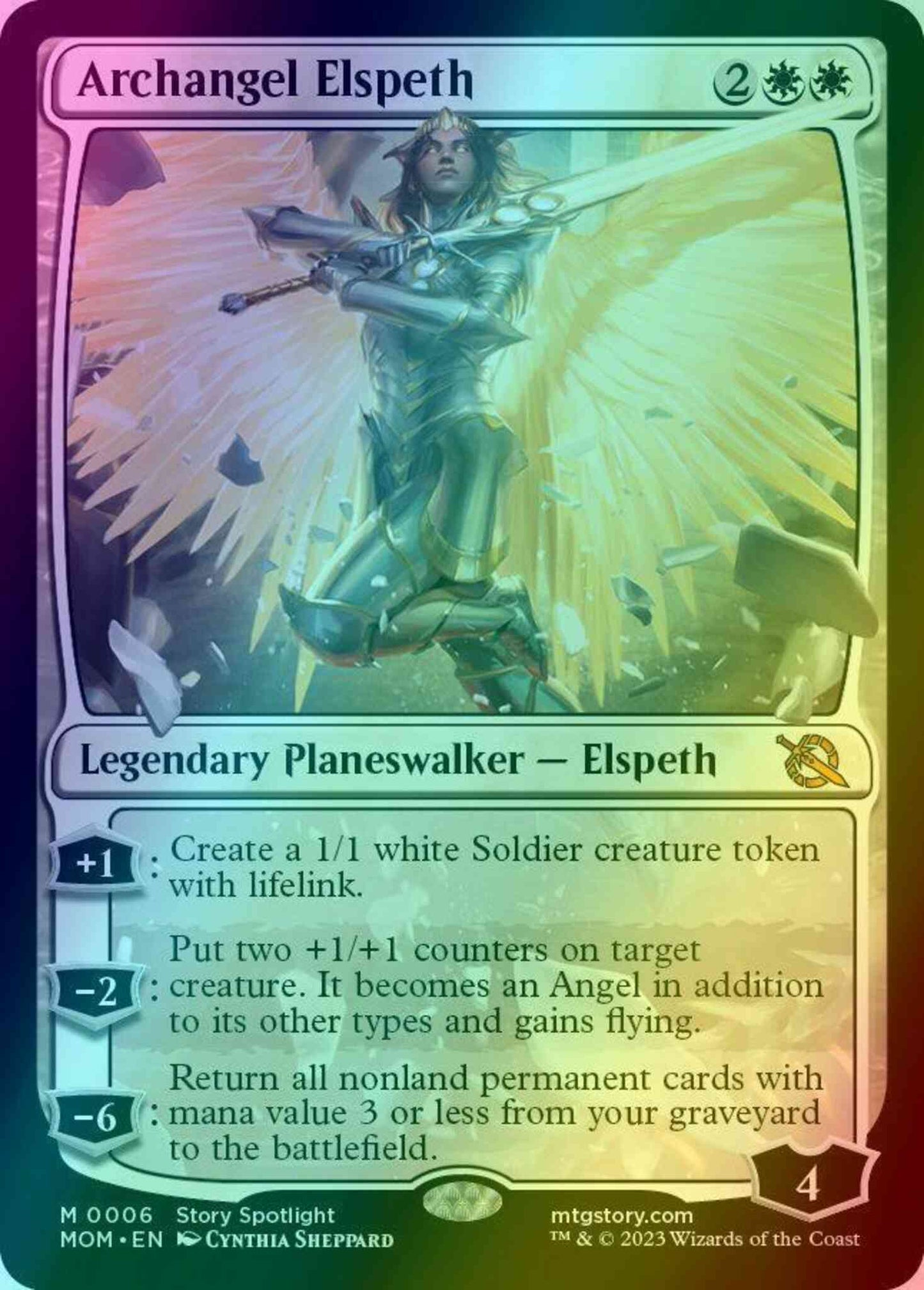 Archangel Elspeth [6] [March of the Machine] [Foil]