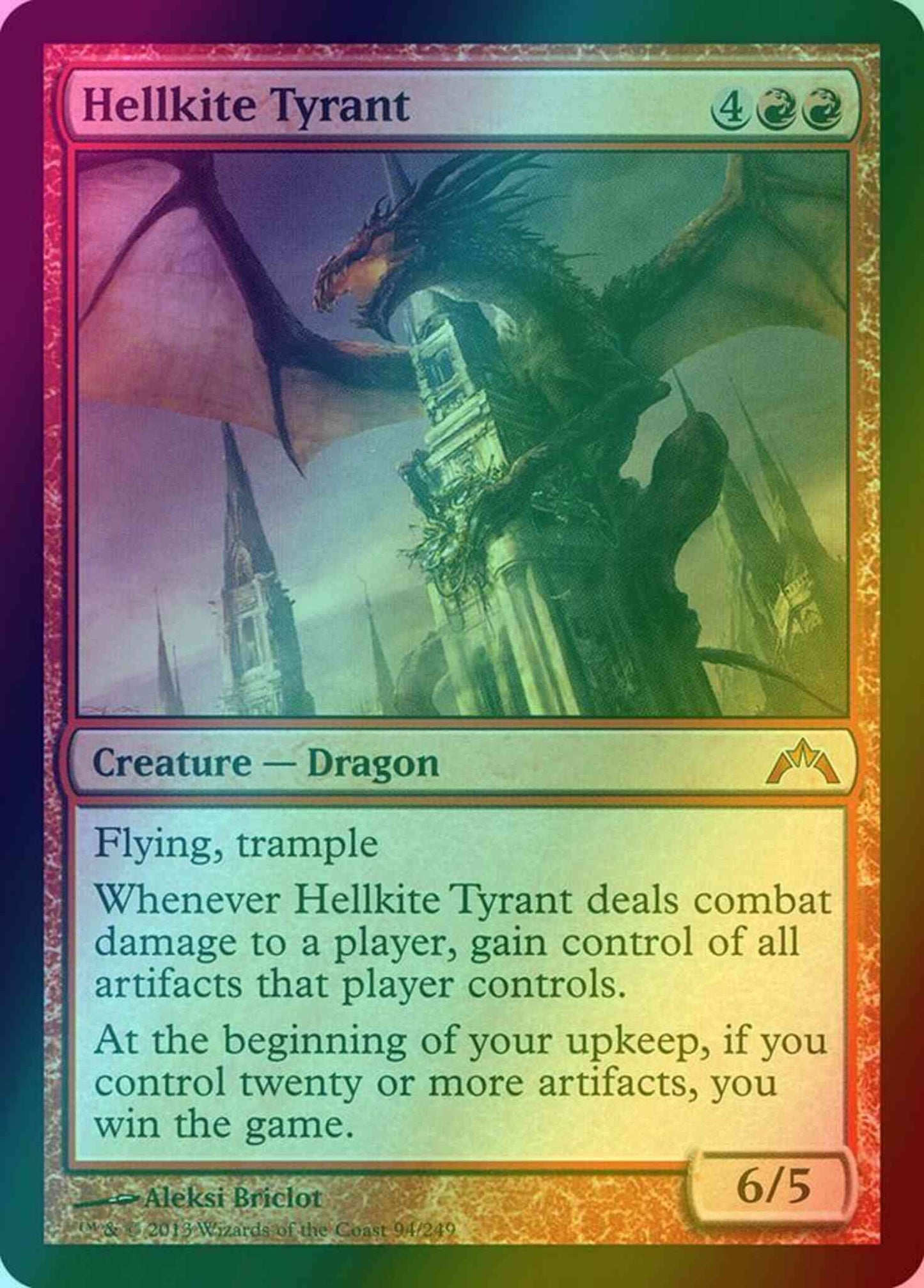 Hellkite Tyrant [94] [Gatecrash] [Foil]