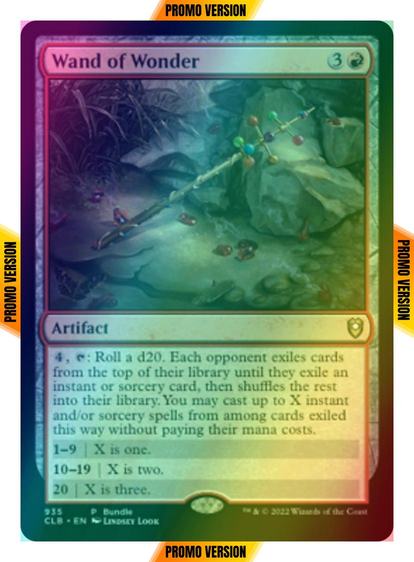 Wand of Wonder [935] [Bundle] [Commander Legends: Battle for Baldur's Gate] [Foil]