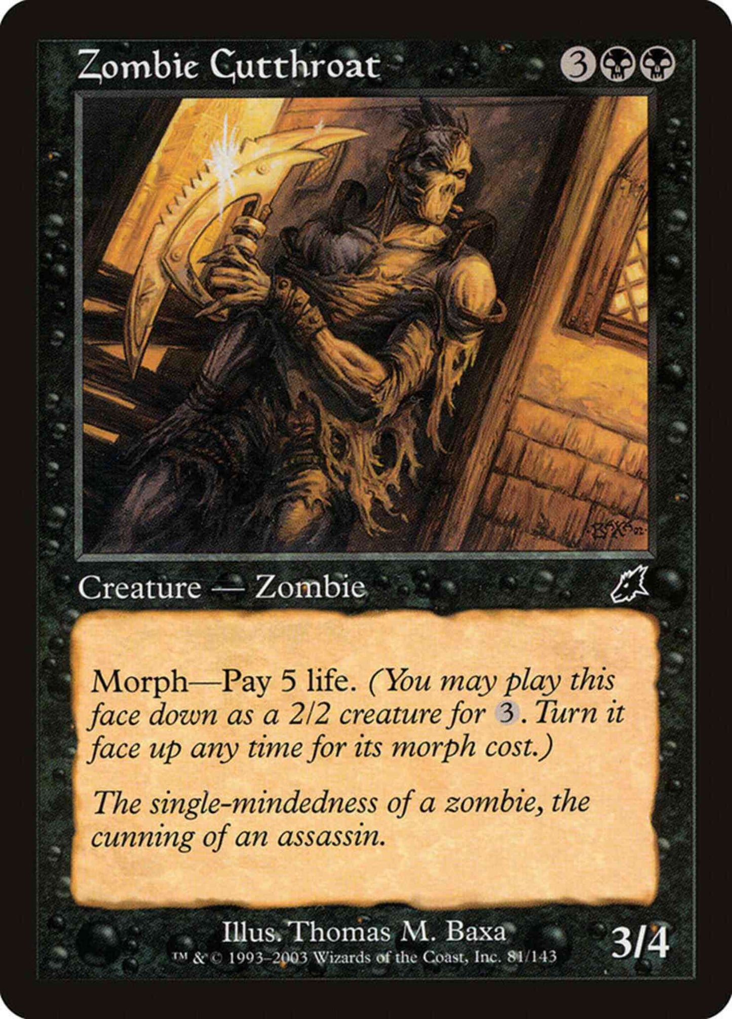 Zombie Cutthroat [81] [Scourge] [Non-Foil]
