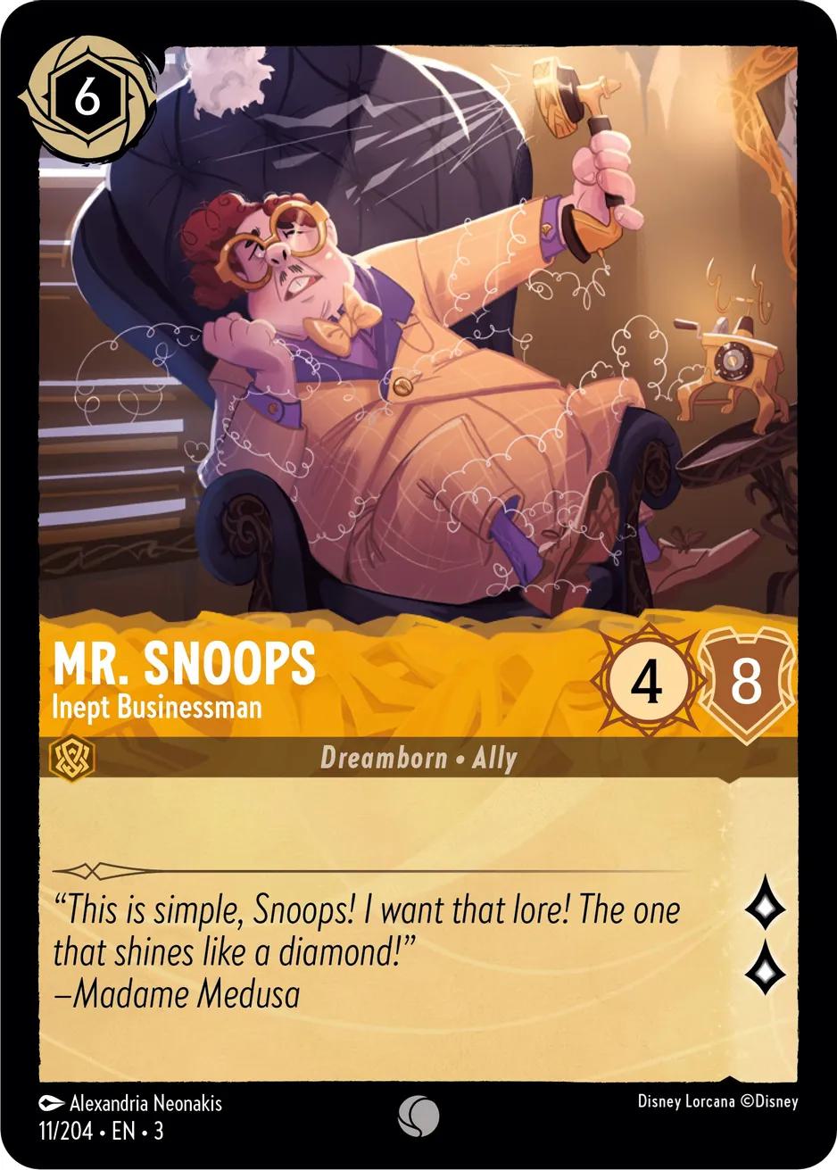 Mr. Snoops - Inept Businessman - 11/204 [Into the Inklands] [Non-Foil]