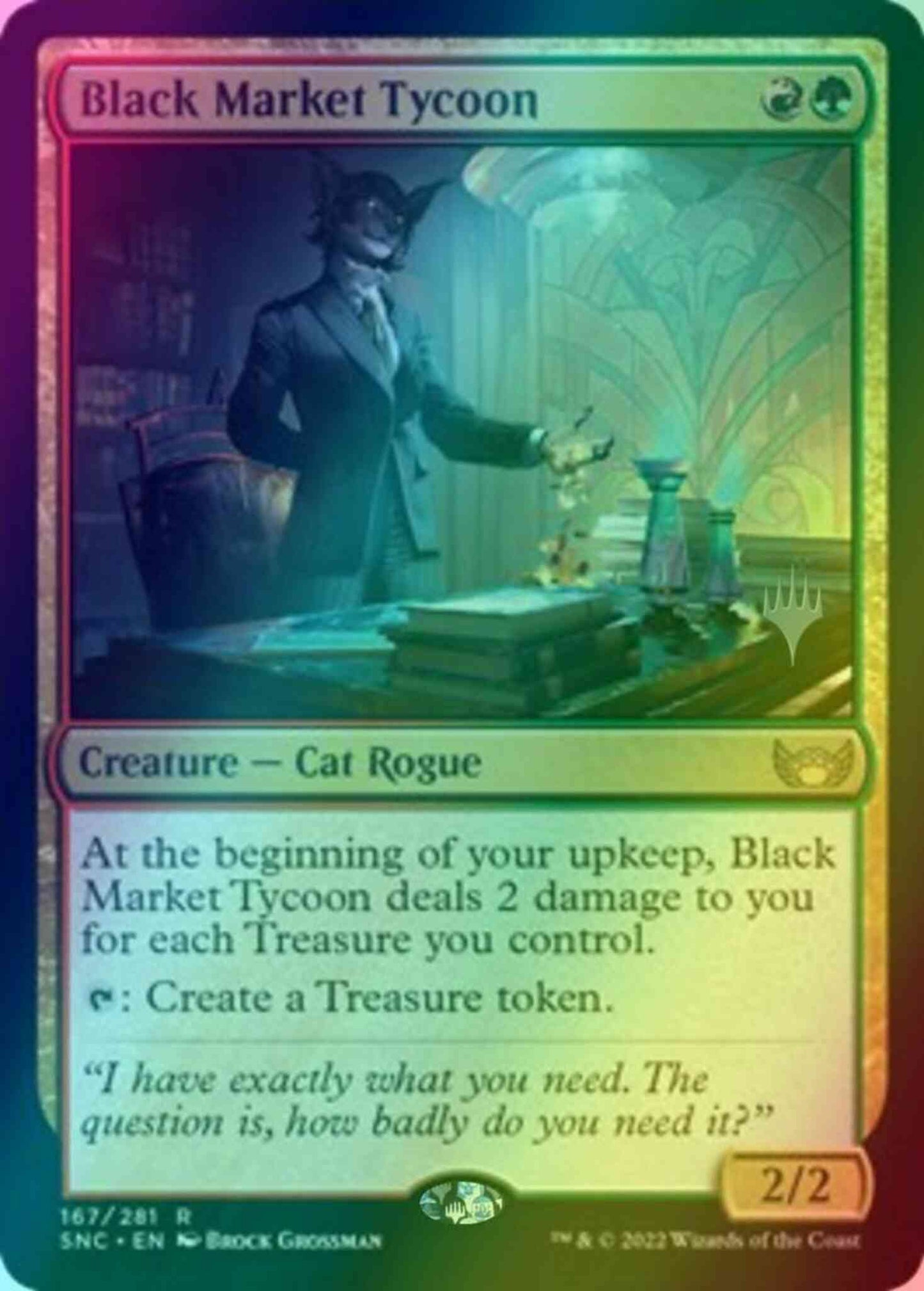 Black Market Tycoon [Promo Pack] [167p] [Streets of New Capenna: Promos] [Foil]