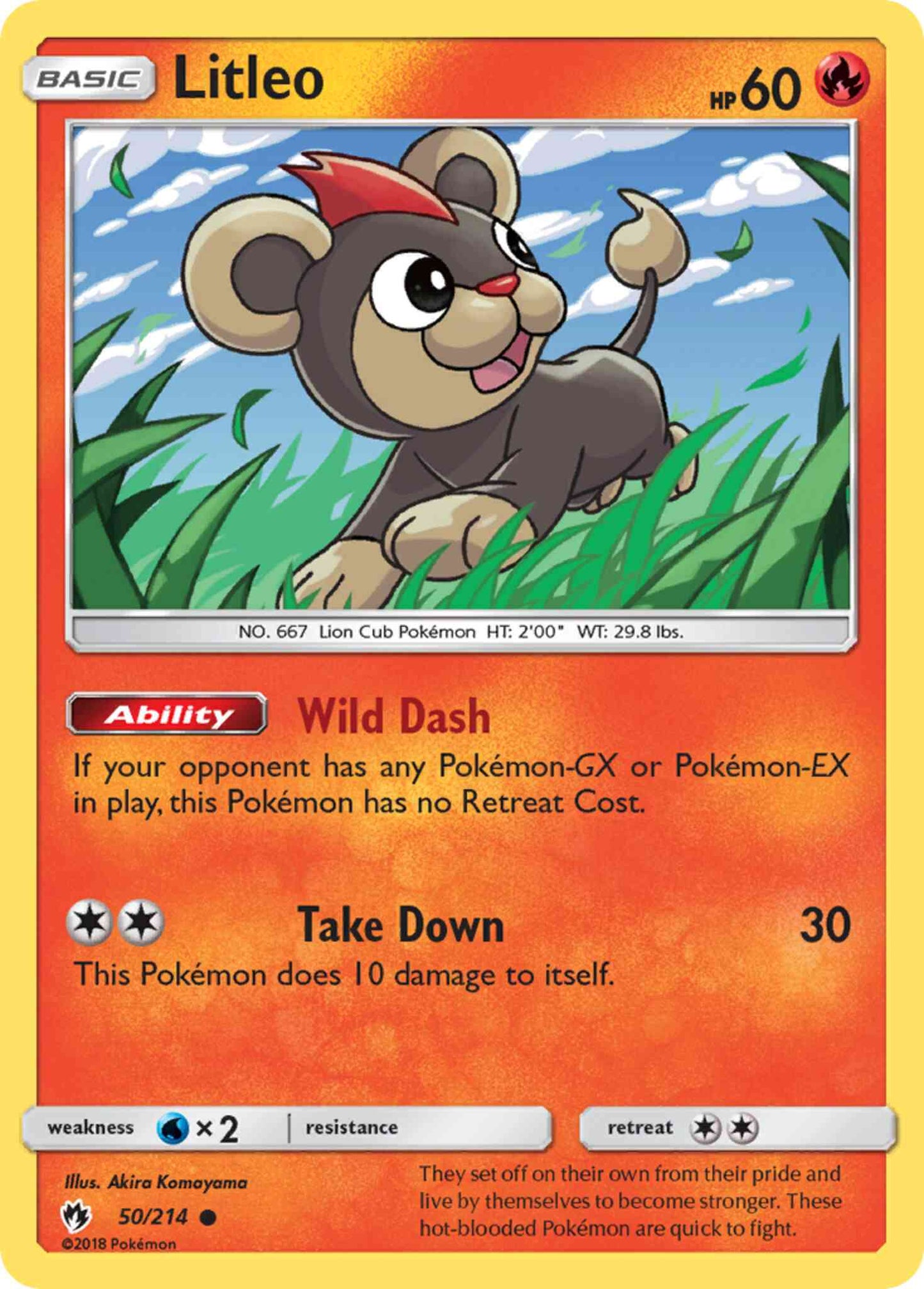 Litleo - 50/214 - Common [sm8-50] [Reverse Holo]