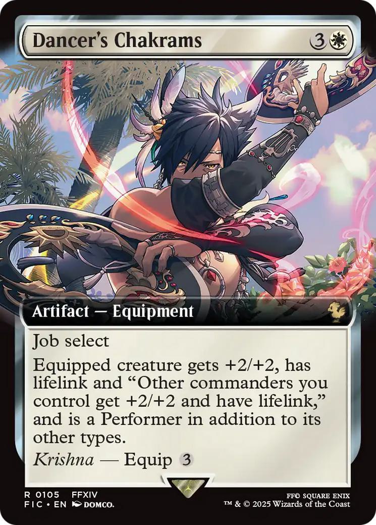 Dancer's Chakrams [105] [Extended Art] [FINAL FANTASY: Commander] [Non-Foil]