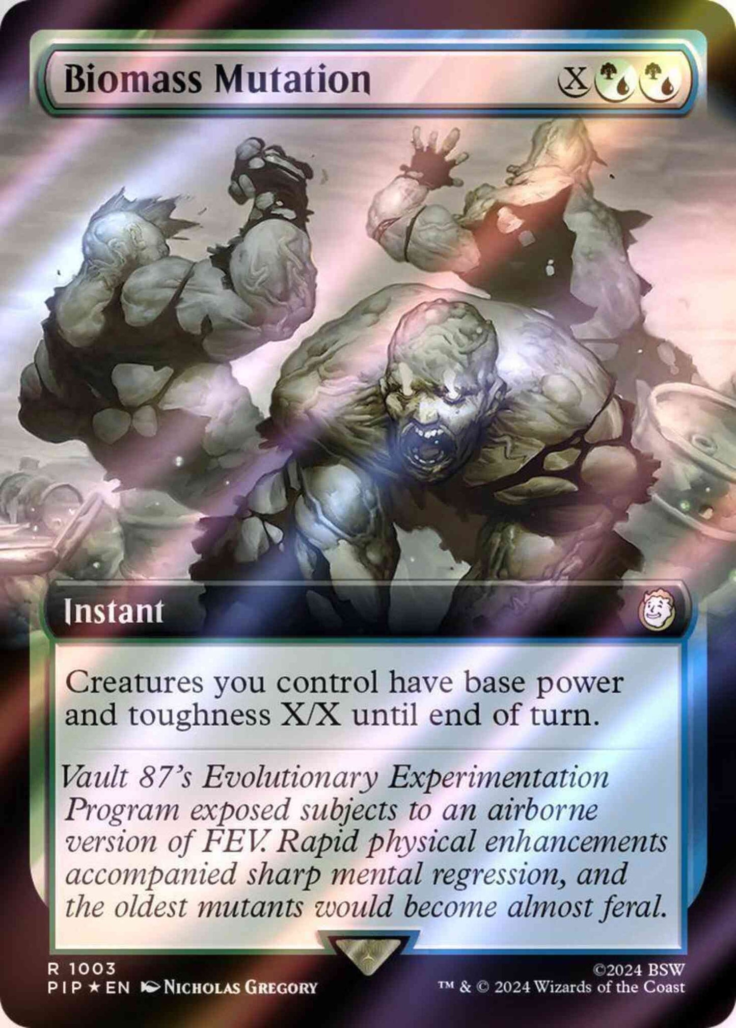 Biomass Mutation [1003] [Extended Art] [Fallout] [Surge Foil]