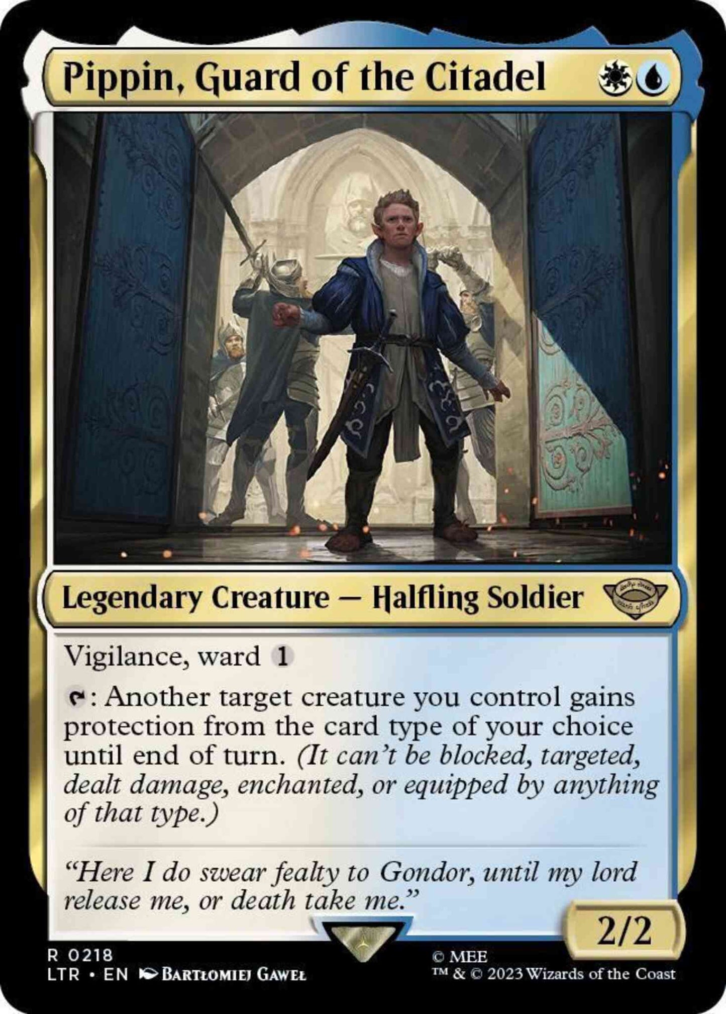 Pippin, Guard of the Citadel [218] [The Lord of the Rings: Tales of Middle-earth] [Non-Foil]