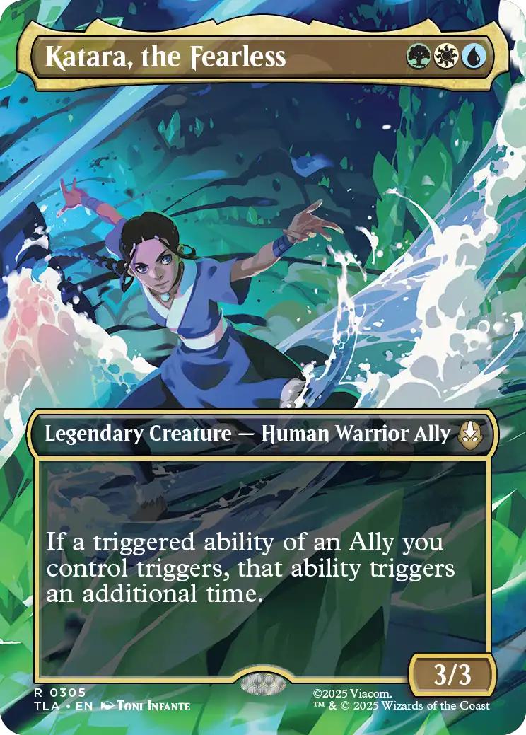 Katara, the Fearless [305] [Borderless] [Scene] [Avatar: The Last Airbender] [Non-Foil]