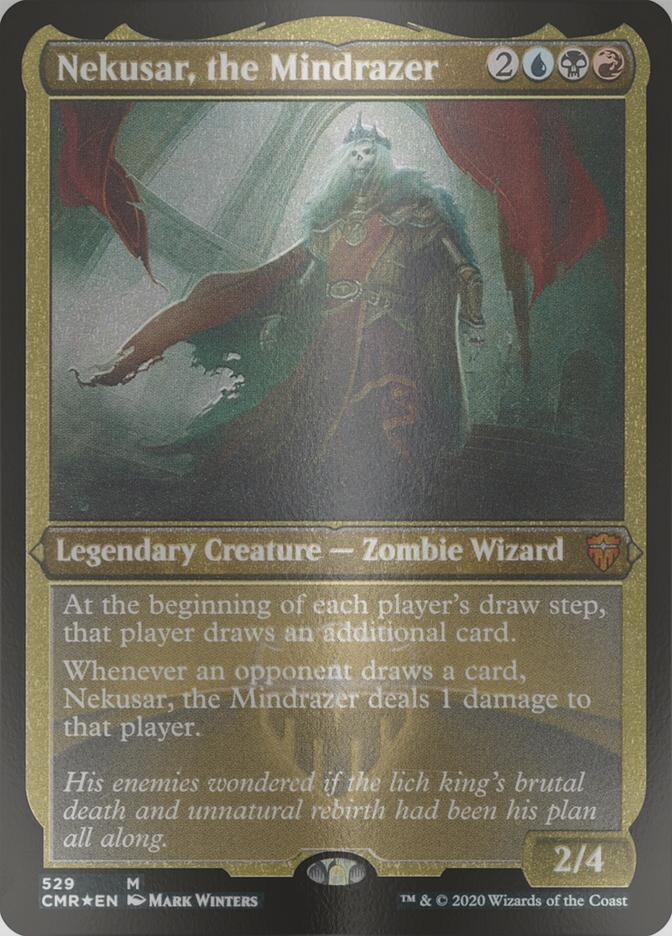Nekusar, the Mindrazer [529] [Commander Legends] [Etched Foil]