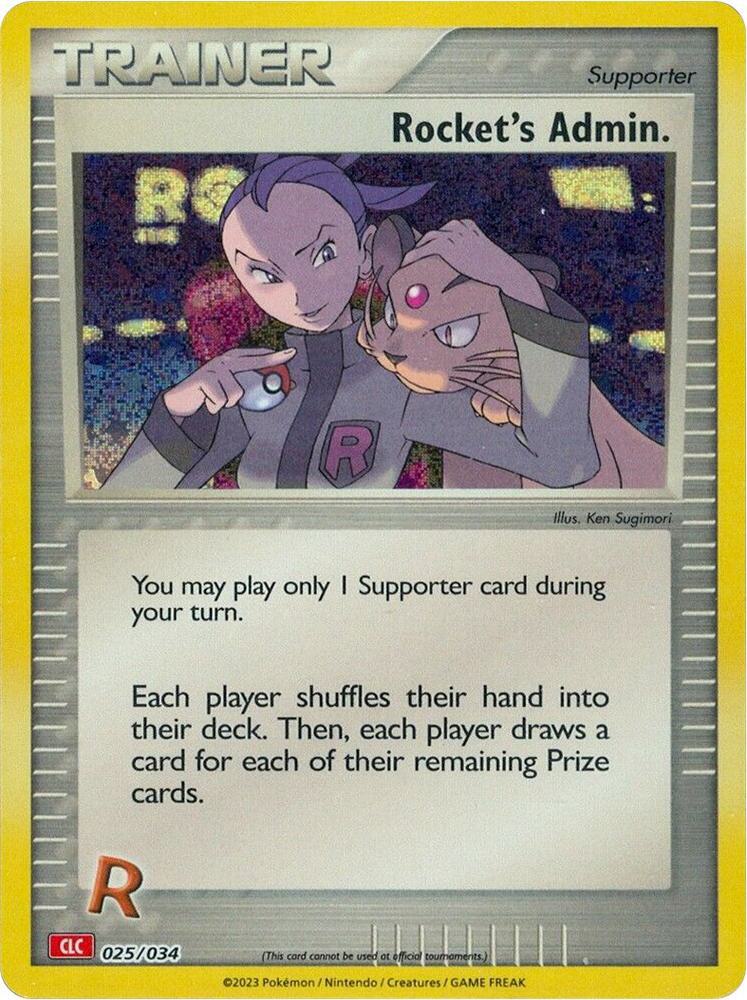 Rocket's Admin. - 025/034 - Promo - CLC [tcgc-CLC025] [Holo]