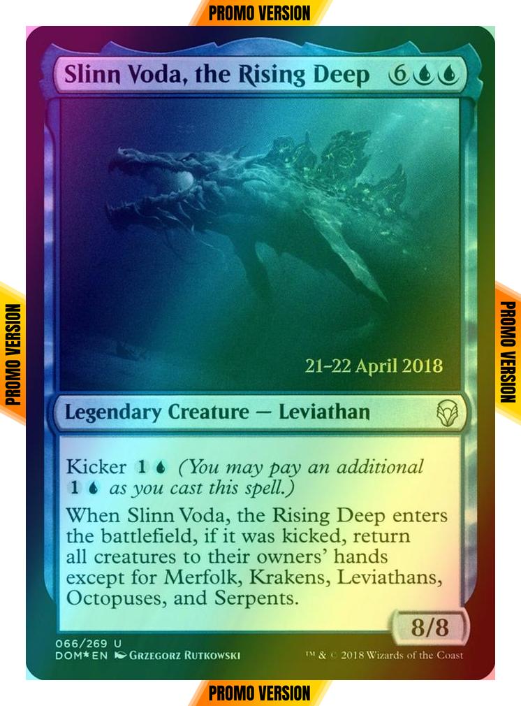 Slinn Voda, the Rising Deep [66s] [Dominaria Promos] [Foil]