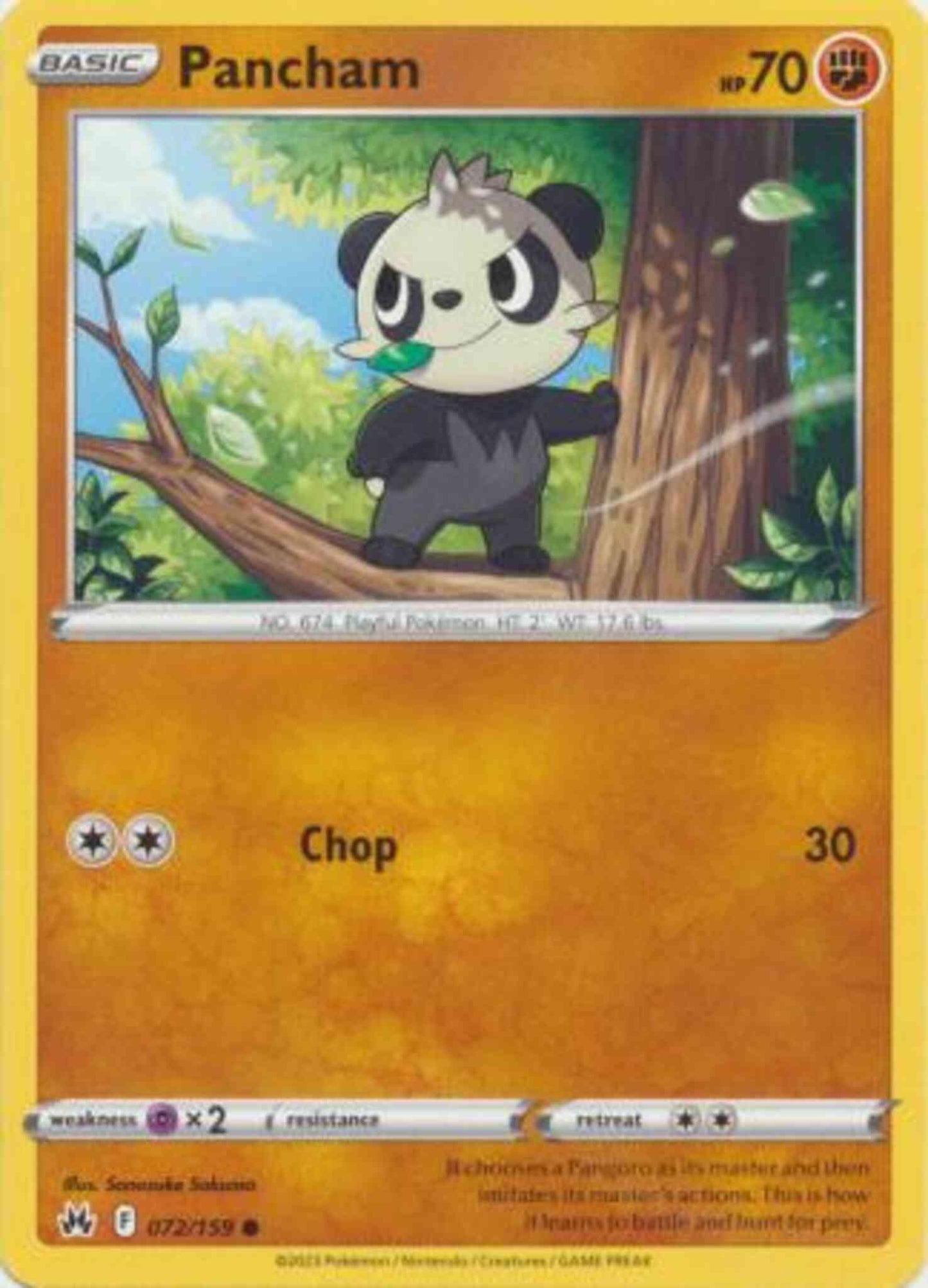 Pancham - 072/159 - Common [swsh125-072] [Non-Holo]