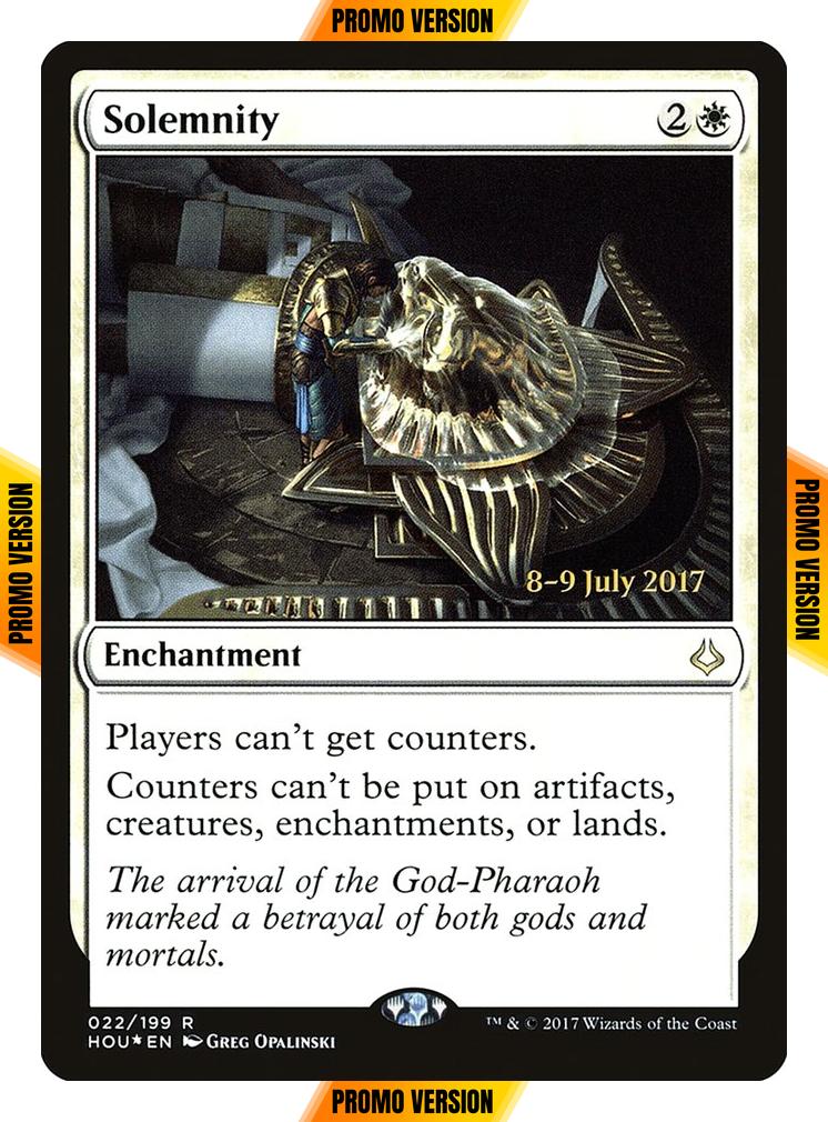 Solemnity [22s] [Hour of Devastation Promos] [Foil]
