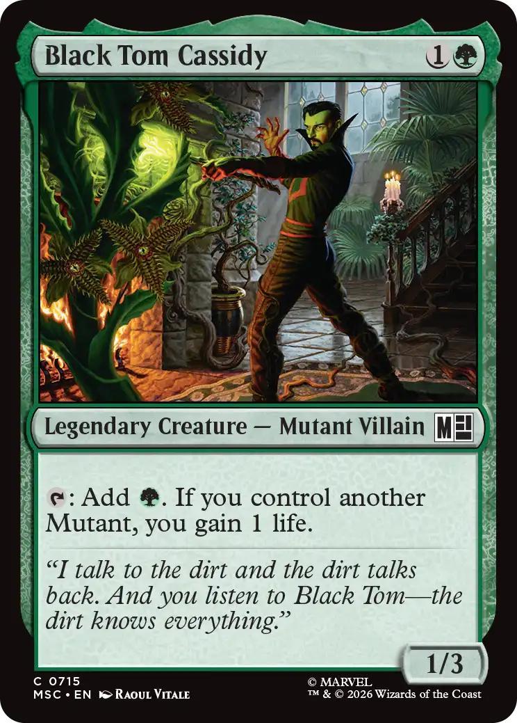 Black Tom Cassidy [715] [Jumpstart] [Marvel Super Heroes: Commander] [Non-Foil]