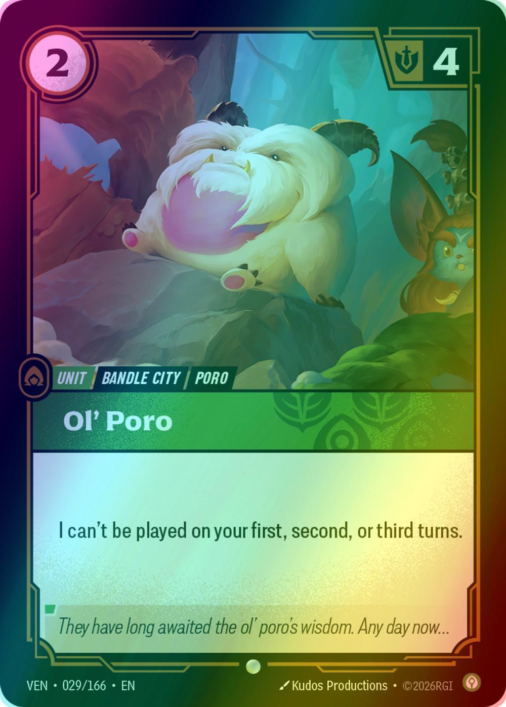 Ol' Poro - 029/166 [Vendetta] [Foil]