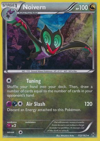 Noivern - Cracked Ice Holo - 112/162 - Rare [xy8-112] [Holo]