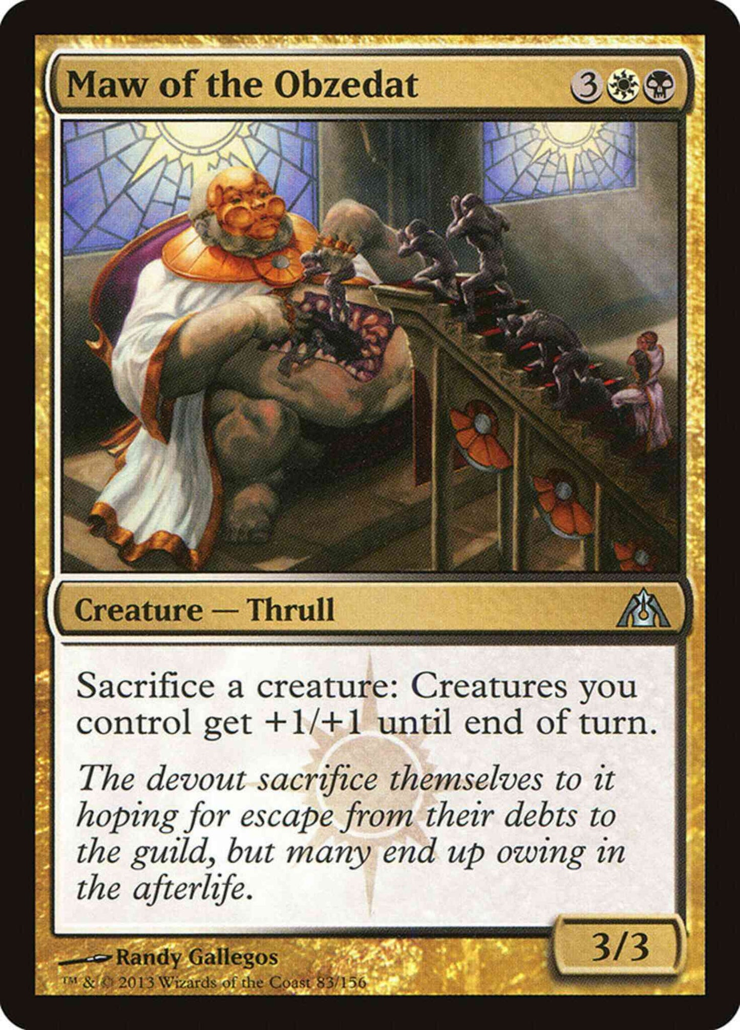 Maw of the Obzedat [83] [Dragon's Maze] [Non-Foil]