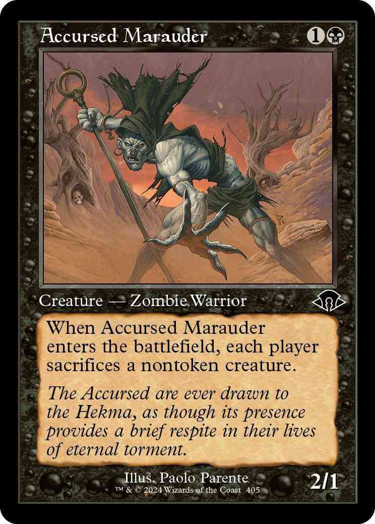 Accursed Marauder [405] [Retro Frame] [Modern Horizons 3] [Non-Foil]