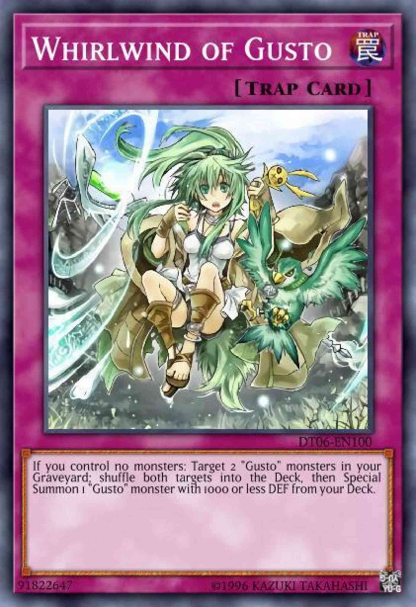 Whirlwind of Gusto - DT06-EN100 - Duel Terminal Normal Parallel Rare - Duel Terminal