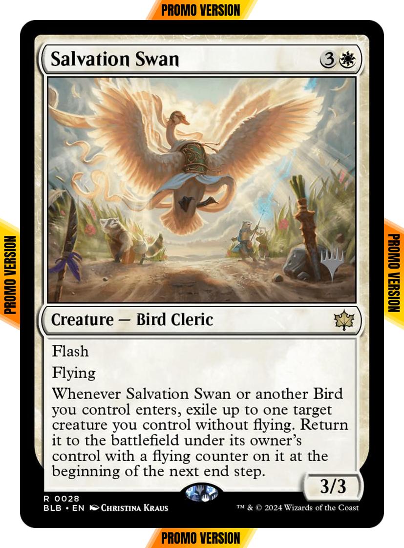 Salvation Swan [28p] [Promo Pack] [Bloomburrow: Promos] [Non-Foil]