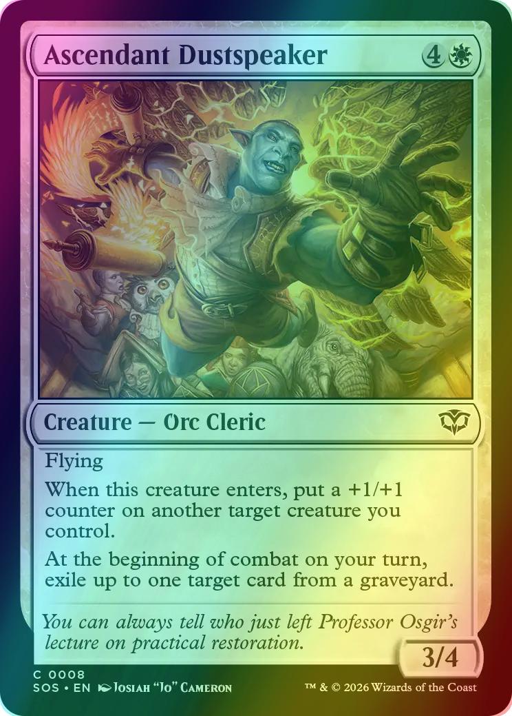 Ascendant Dustspeaker [8] [Secrets of Strixhaven] [Foil]