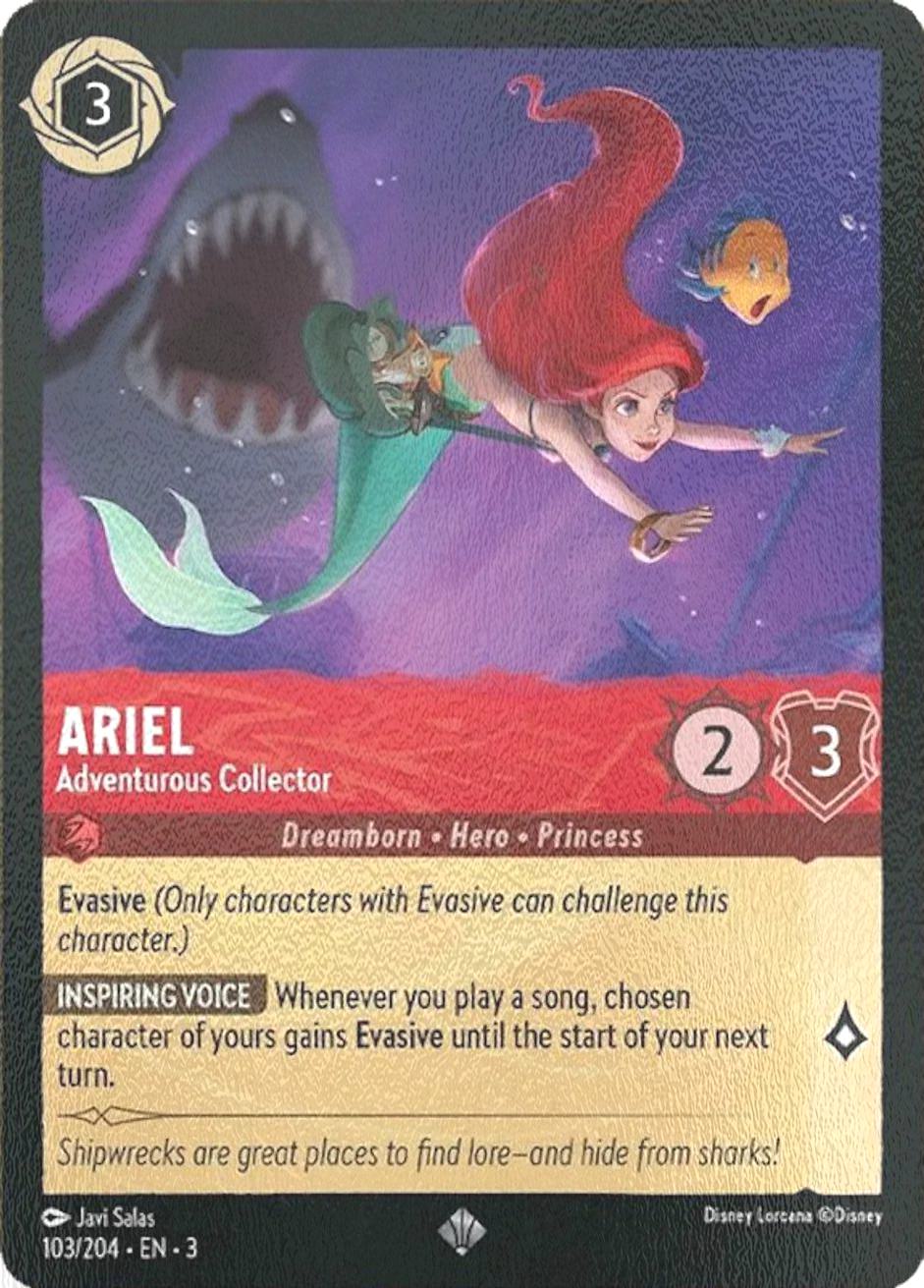 Ariel - Adventurous Collector - 103/204 [Into the Inklands] [Cold Foil]