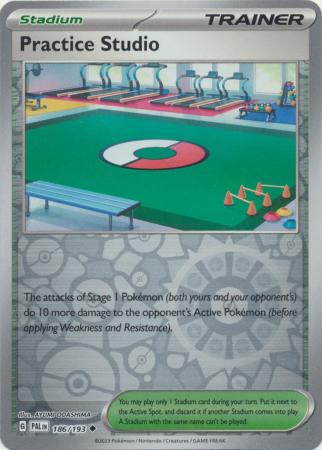 Practice Studio - 186/193 - Uncommon [sv02-186] [Reverse Holo]