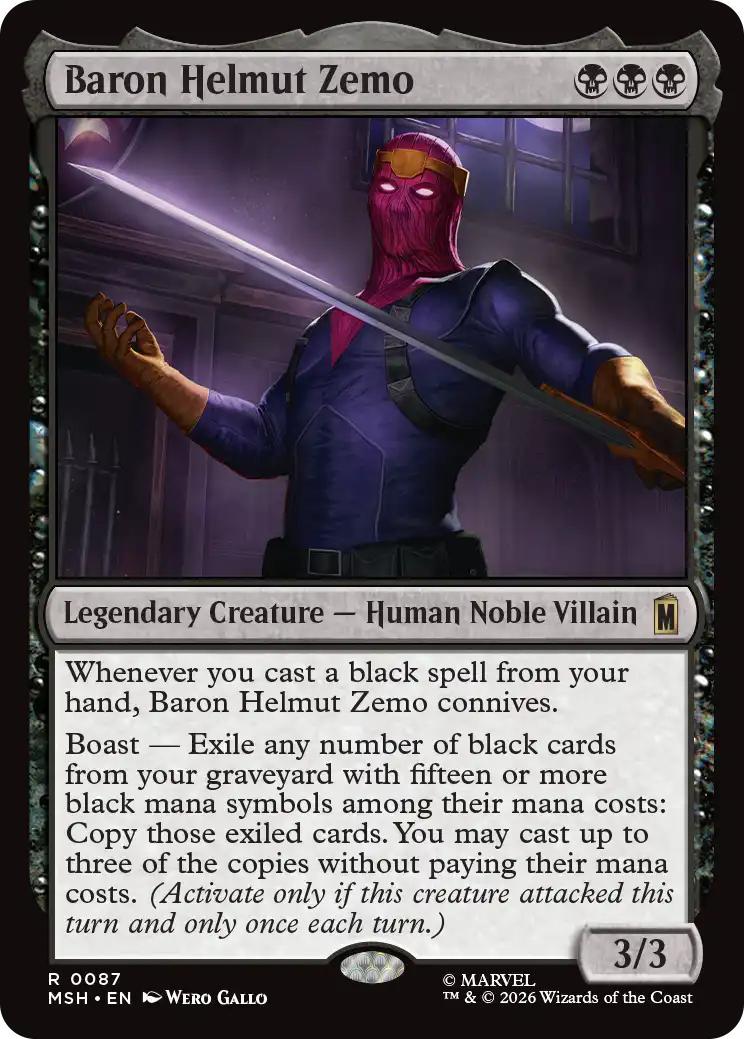 Baron Helmut Zemo [87] [Marvel Super Heroes] [Non-Foil]