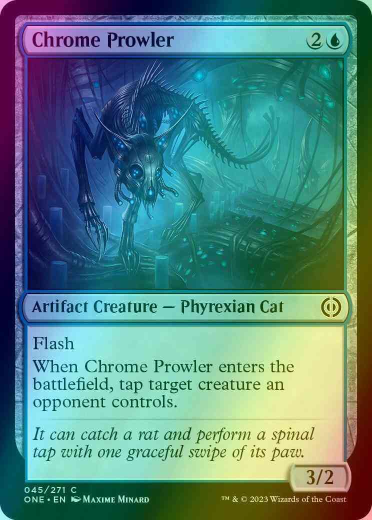 Chrome Prowler [45] [Phyrexia: All Will Be One] [Foil]