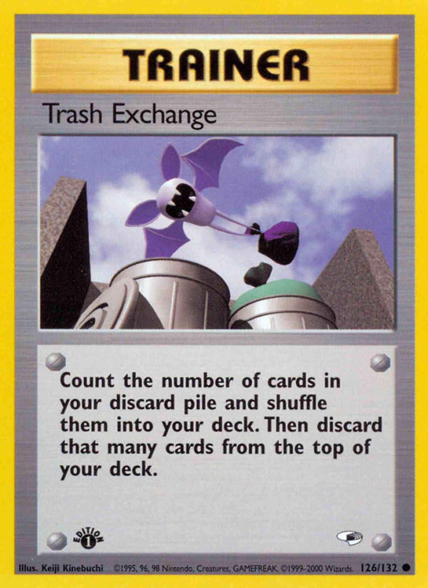 Trash Exchange - 126/132 - Common - 1st Edition [gym1-126] [Non-Holo]