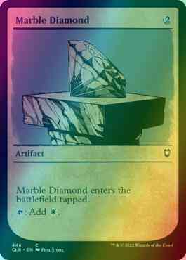 Marble Diamond [446] [Rulebook Showcase] [Commander Legends: Battle for Baldur's Gate] [Foil]