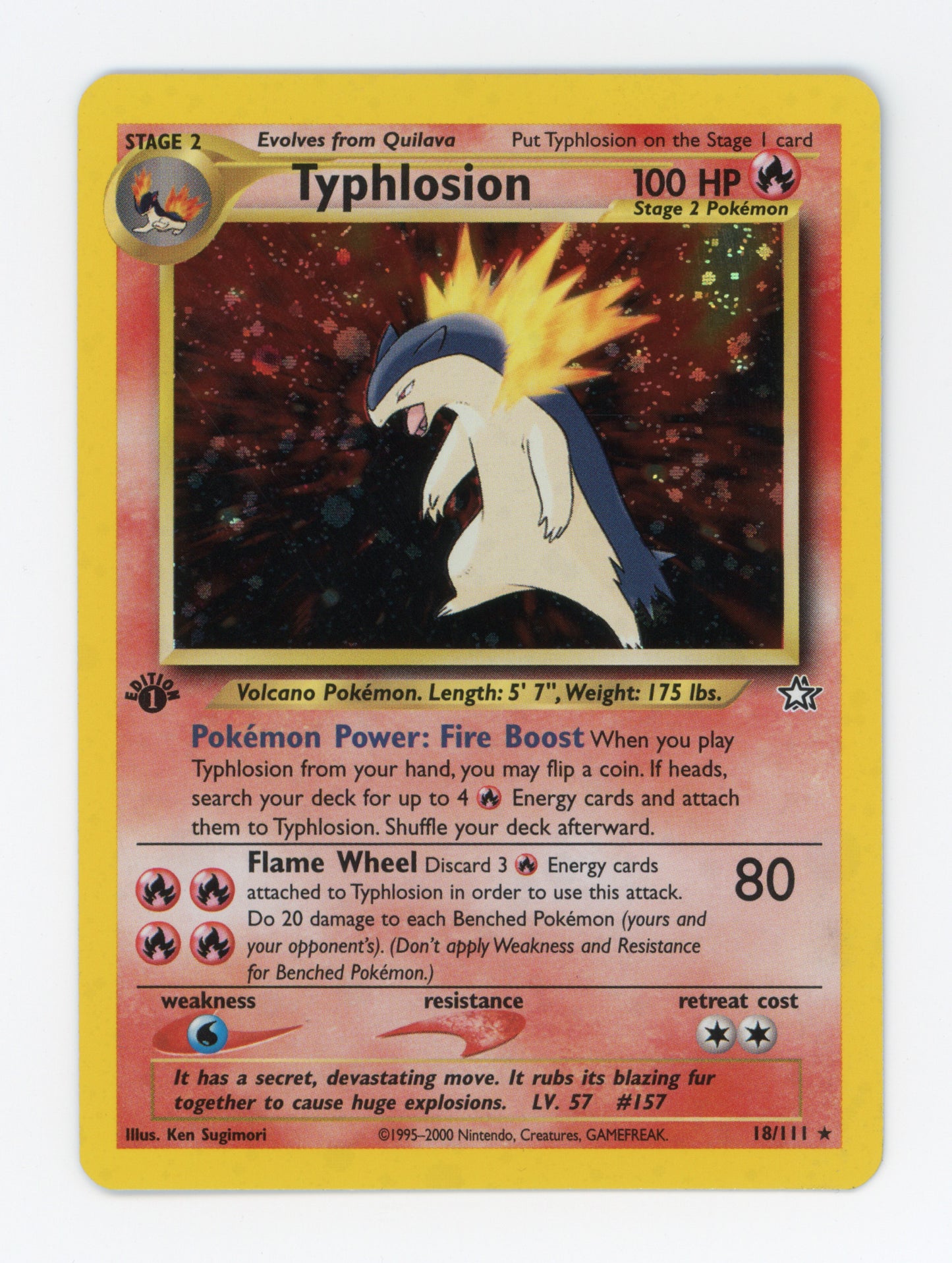 Typhlosion — Rare|1st Edition|Holo — ID 19963