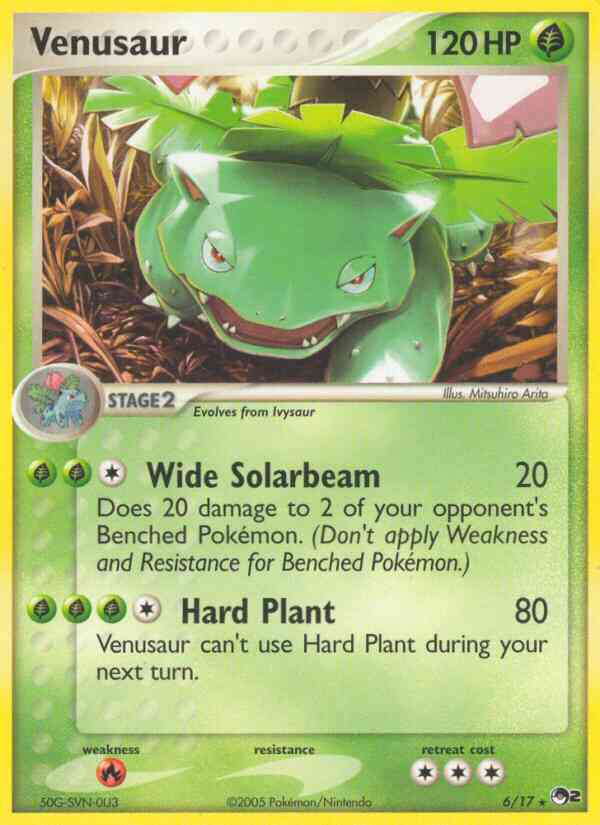 Venusaur - 6/17 - Rare [pop2-6] [Holo]