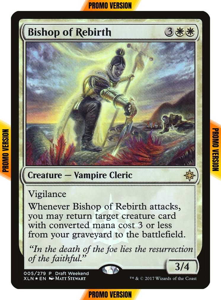 Bishop of Rebirth [5] [Draft Weekend] [Ixalan Promos] [Foil]